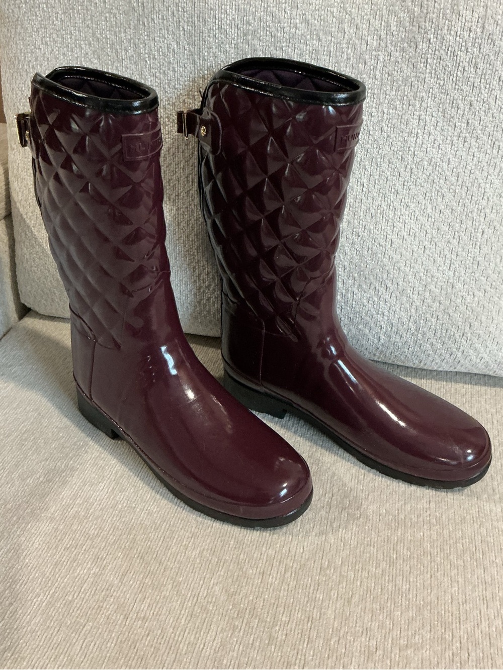 Hunter Refined Quilted Short Rain Boots